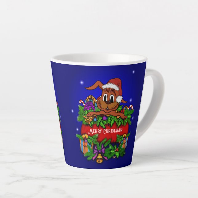 WeihnachtsRabbit Milchtasse (Rechte Ecke)