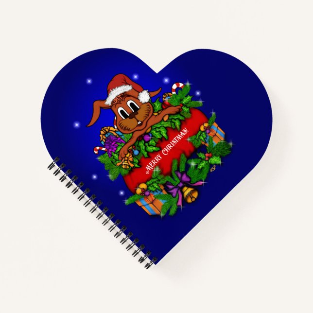 WeihnachtsRabbit Notizbuch (Vorderseite)