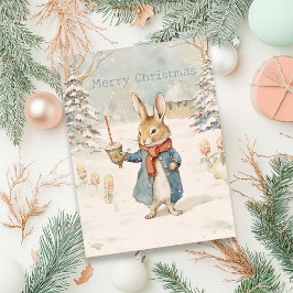 WeihnachtsRabbit Peter Postkarte
