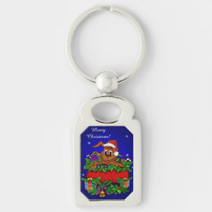 WeihnachtsRabbit Schlüsselanhänger