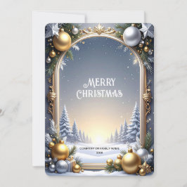 Weihnachtsrahmen-Feiertagskarte Feiertagskarte