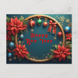 Weihnachtsrahmen Feiertagspostkarte