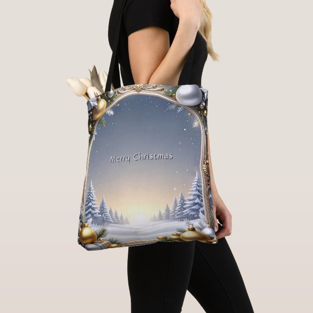 Weihnachtsrahmen Totbeutel Tasche (Von Nahem)
