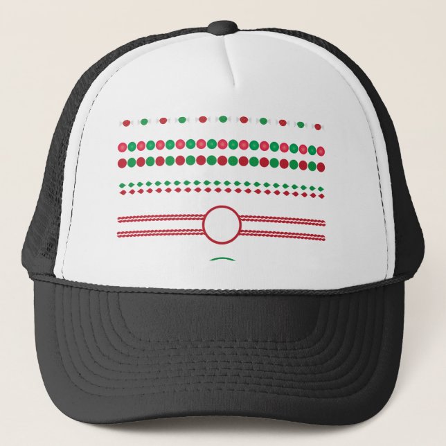 Weihnachtsrahmen Truckerkappe (Vorderseite)