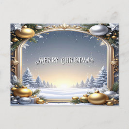 Weihnachtsrahmen Urlaubspostkarte Postkarte