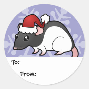 WeihnachtsRat Geschenkartikel Tags Runder Aufkleber
