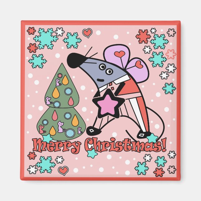 Weihnachtsrat Magnet (Vorne)