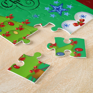 Weihnachtsrätsel Geschenkboxen für Kinder dunkelgr