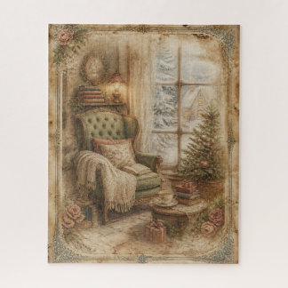 Weihnachtsrätsel im Vintage-Stil