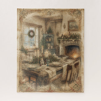 Weihnachtsrätsel im Vintage-Stil