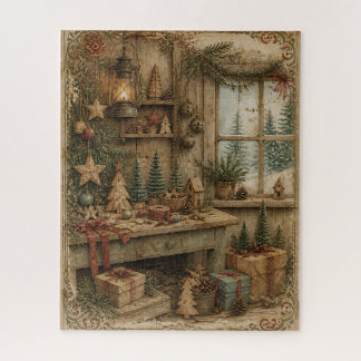 Weihnachtsrätsel im Vintage-Stil