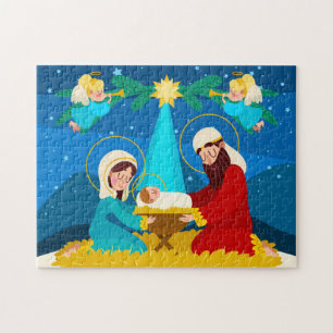 Weihnachtsrätsel Krippenszene