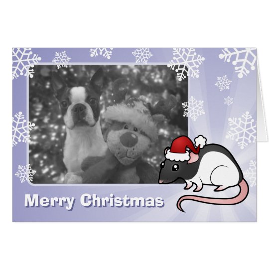 Weihnachtsratte Karte