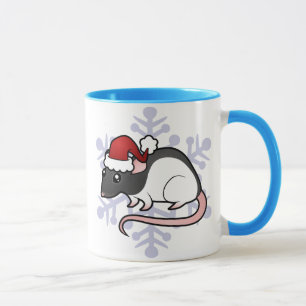 Weihnachtsratte Tasse