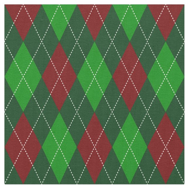 WeihnachtsRauten-Gewebe Stoff (Nahaufnahme)