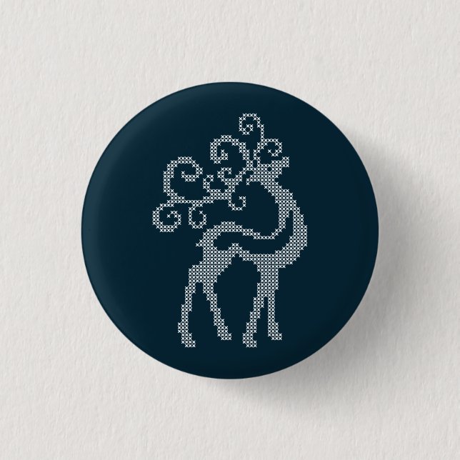 Weihnachtsreber Button (Vorderseite)