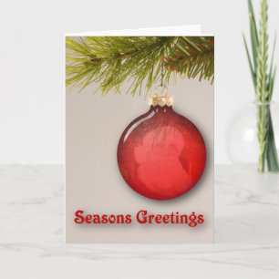 Weihnachtsreflexion Weihnachtsfeiertag Feiertagskarte