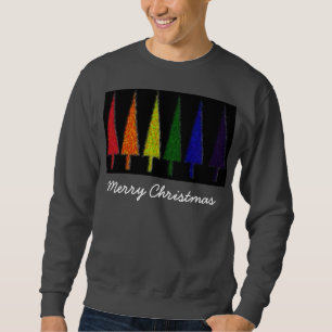 Weihnachtsregenbogen Sweatshirt