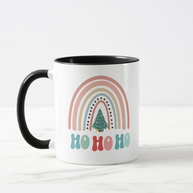 Weihnachtsregenbogenbaum mit hospho tasse (Links)