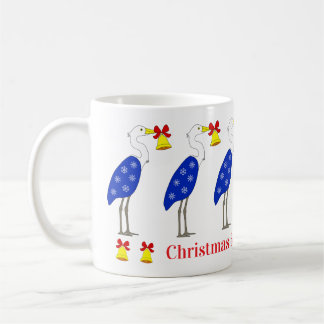 Weihnachtsreiher-Tasse Kaffeetasse
