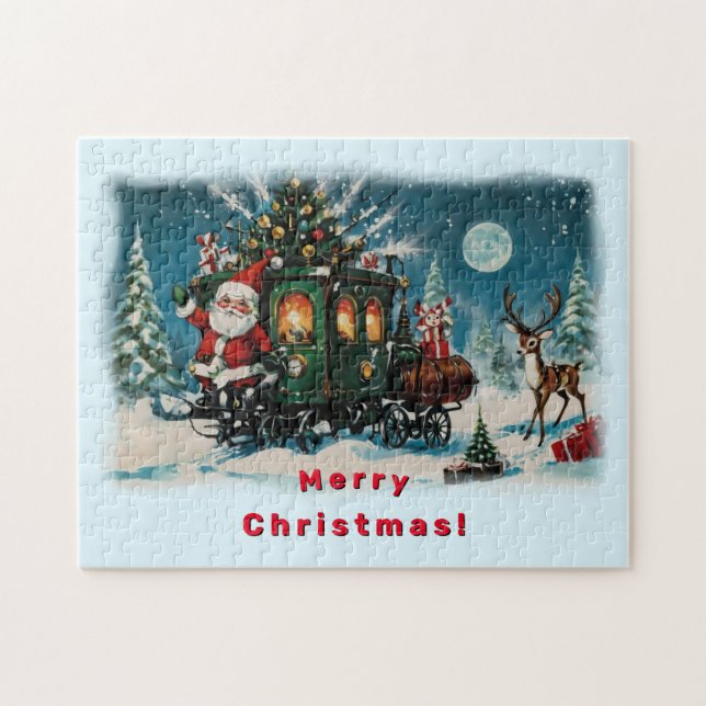 Weihnachtsreise - Lieferwagen des Weihnachtsmanns (Horizontal)
