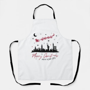 Weihnachtsreise New York City, Frohe Weihnachten N Schürze