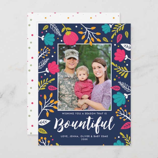 Weihnachtsreise Postkarte (Vorne/Hinten)