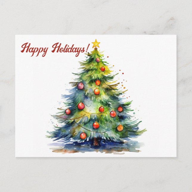 Weihnachtsreise Postkarte (Vorderseite)