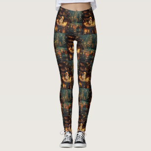 Weihnachtsreise zum Japanischen Kinn Leggings