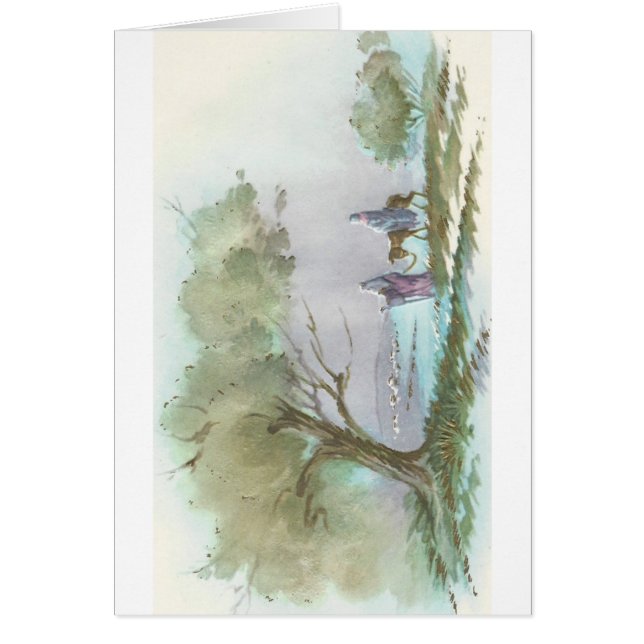 Weihnachtsreisekarte (Vorne)