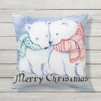WEIHNACHTSreizendes KISSEN. UMSCHALTBARER Kissen Für Draußen