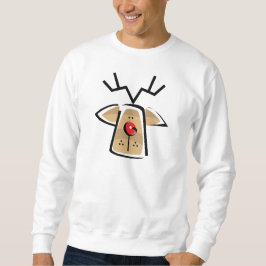 Weihnachtsren-Sweatshirt-T - Shirt