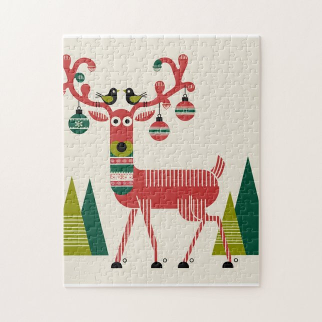Weihnachtsrentier (Vertikal)