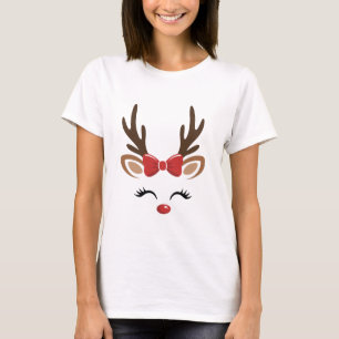 Weihnachtsrentier Süße Feiertage Winter T-Shirt