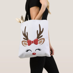 Weihnachtsrentier Süße Feiertage Winter Tasche