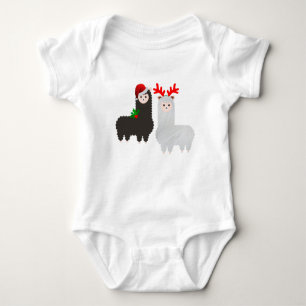 Weihnachtsrentiere Baby Strampler