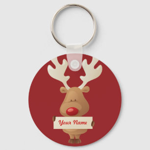 Weihnachtsrentiere Schlüsselanhänger