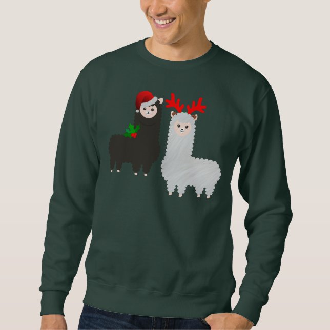 Weihnachtsrentiere Sweatshirt (Vorderseite)