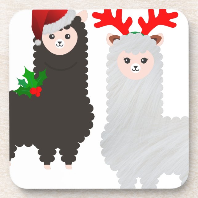 Weihnachtsrentiere Untersetzer (Vorderseite)