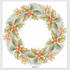 Weihnachtsriemenaufkleber Aufkleber