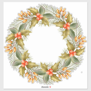 Weihnachtsriemenaufkleber Aufkleber