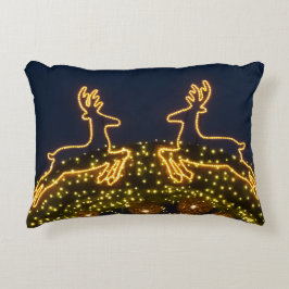 Weihnachtsrinder Dekokissen