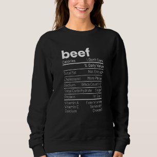 WeihnachtsRindfleisch Fleisch Ernährung Fakten Ant Sweatshirt