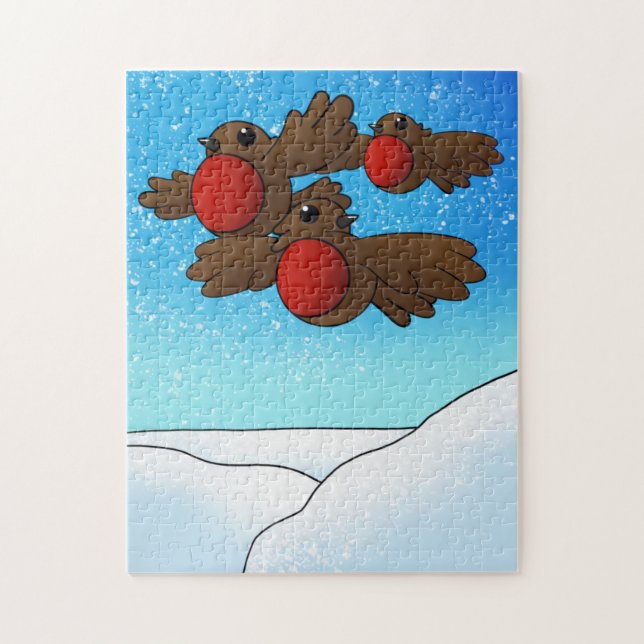 WeihnachtsRobin Birds (Vertikal)