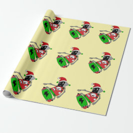 Weihnachtsroboter Geschenkpapier