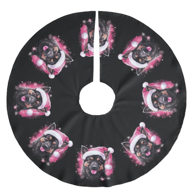 Weihnachtsrock Polyester Weihnachtsbaumdecke (Vorderseite)