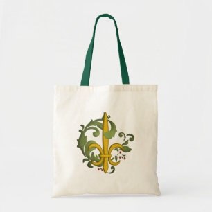 Weihnachtsrolle-Lilien-Akzent-Tasche Tragetasche
