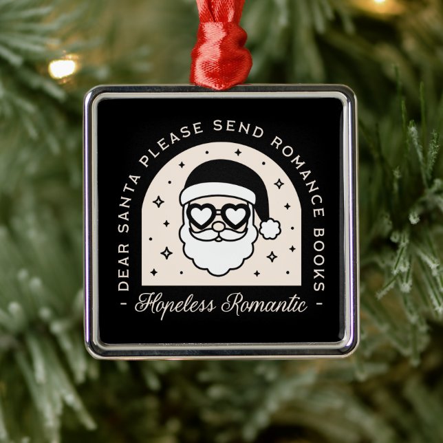 Weihnachtsromanbücher dunkelschwarz ästhetisch ornament aus metall (Baum)