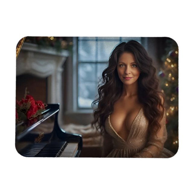 Weihnachtsromanze Magnet (Horizontal)