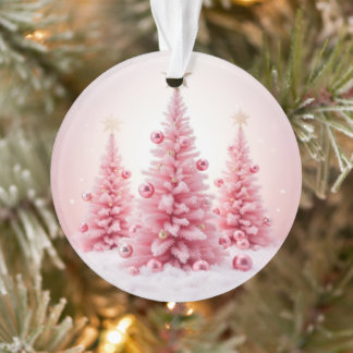 Weihnachtsrosa-Schmuck Ornament